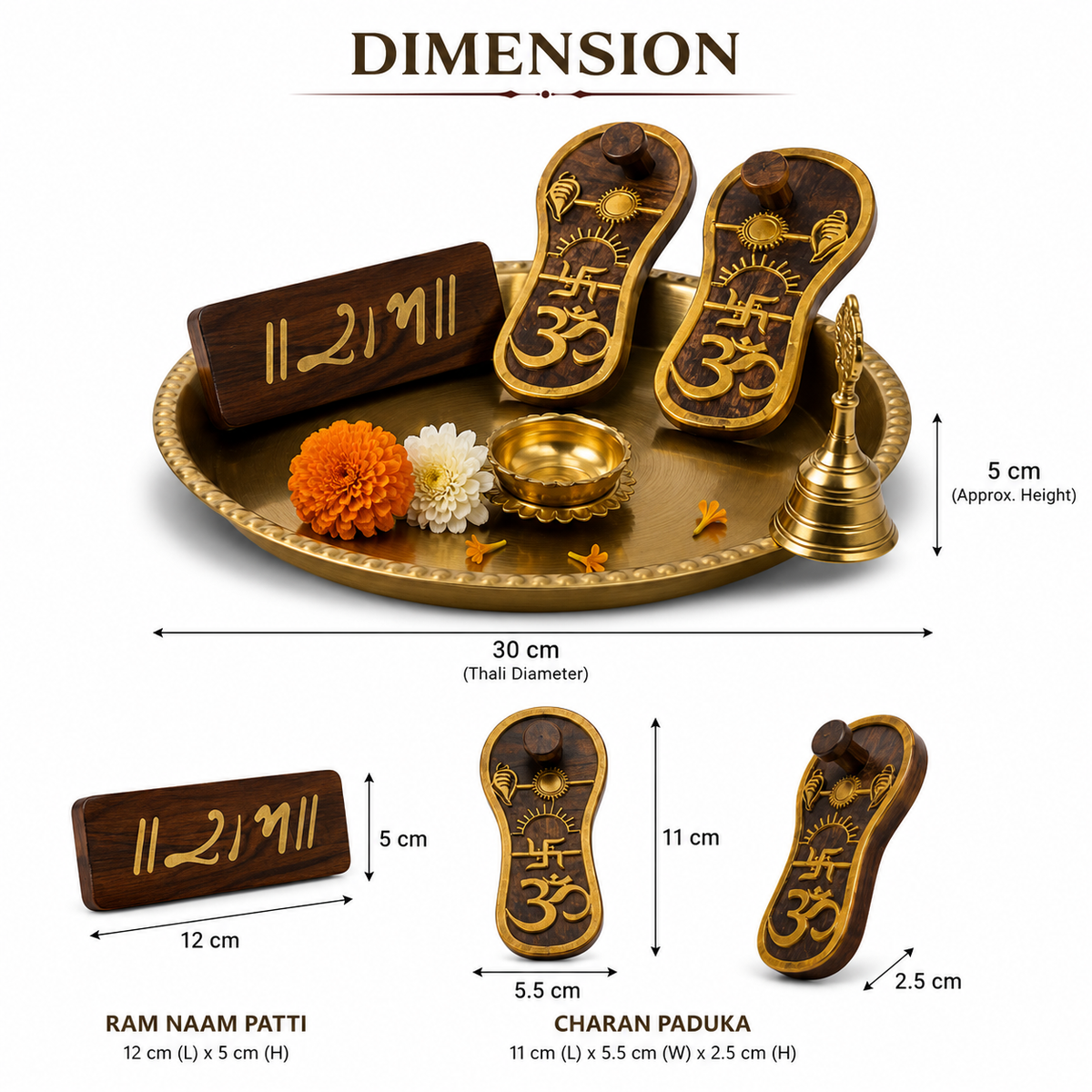 Siddh Shri Ram Combo (Charan Paduka + Ram Naam Patti)