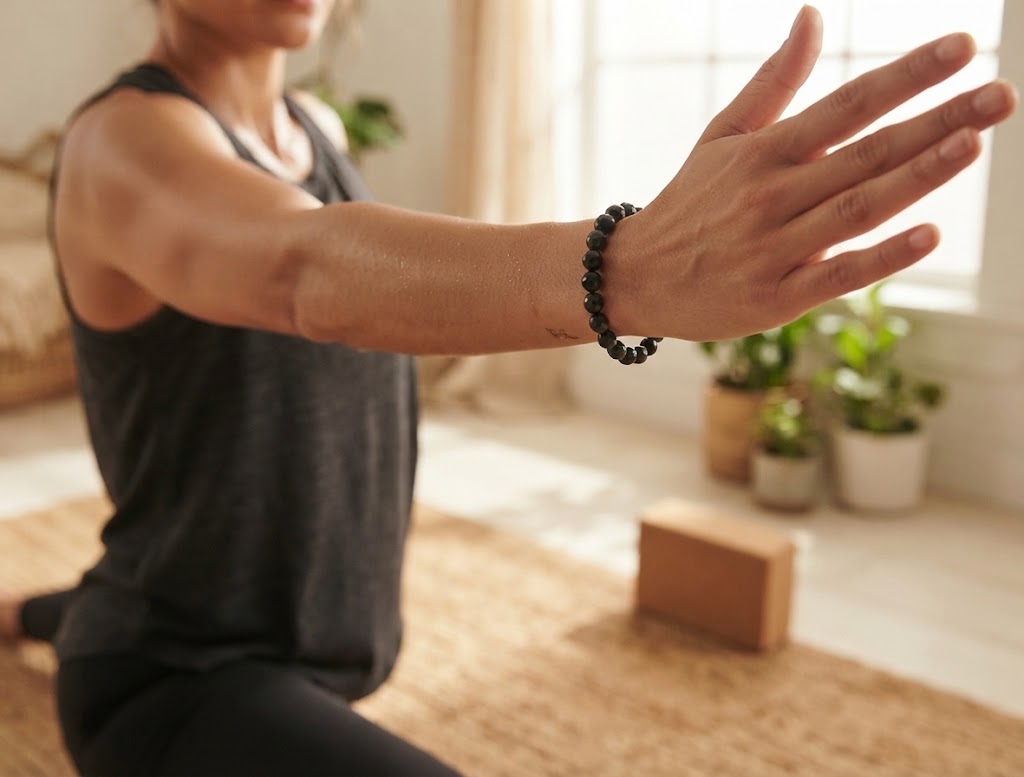 Evil Eye Black Tourmaline Bracelet