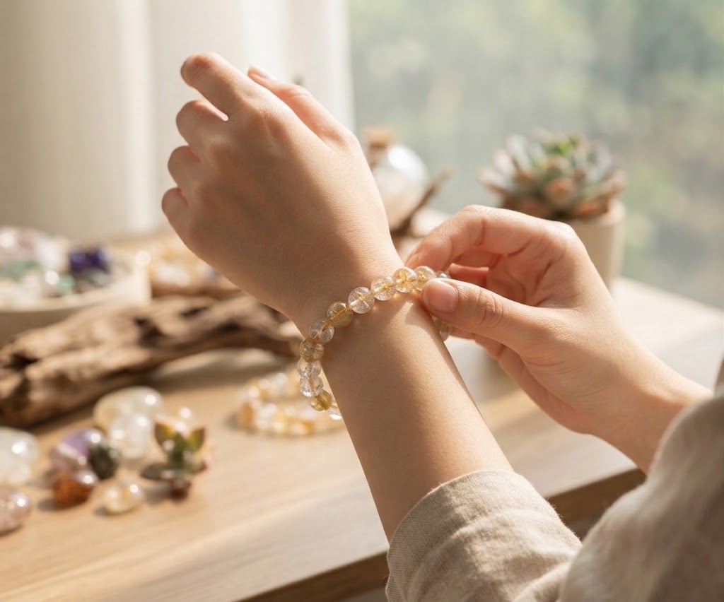 Money Attraction Citrine Bracelet