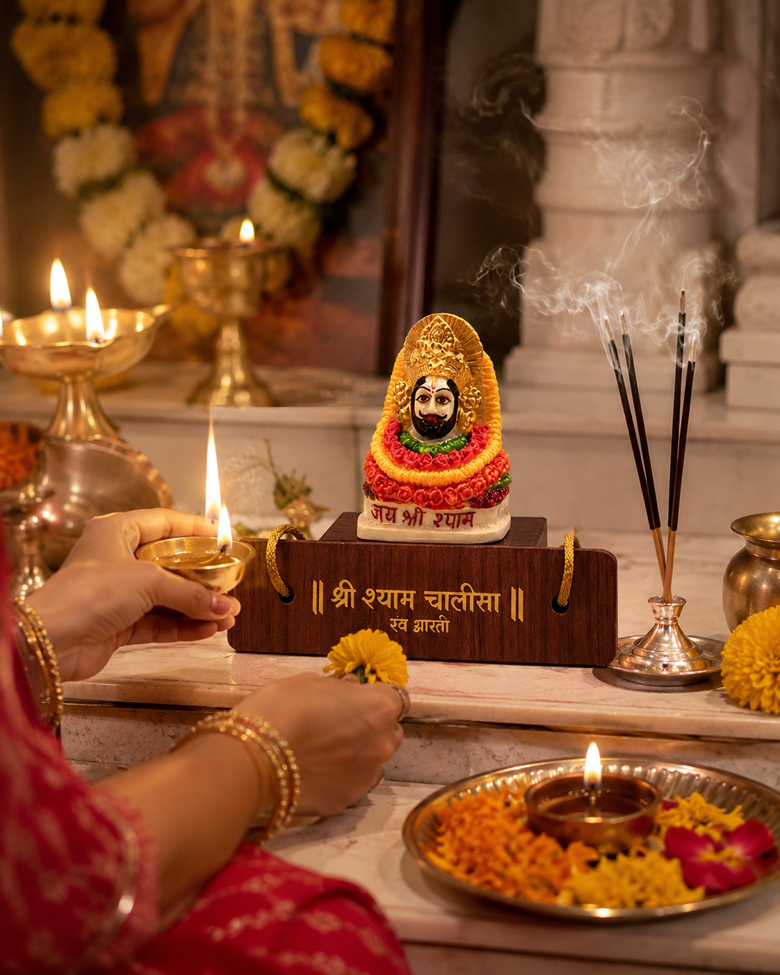 Siddh Khatu Shyam Combo (Chalisa + Murti)