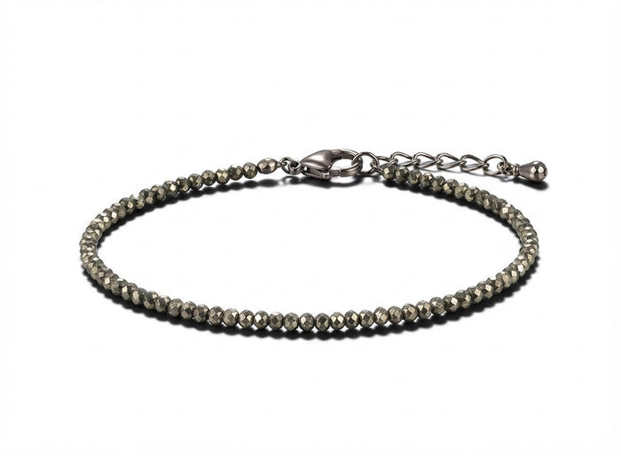 Raw Pyrite Anklet