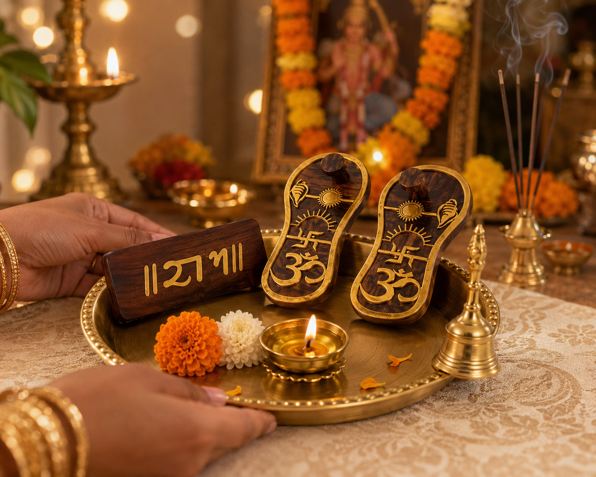 Siddh Shri Ram Combo (Charan Paduka + Ram Naam Patti)
