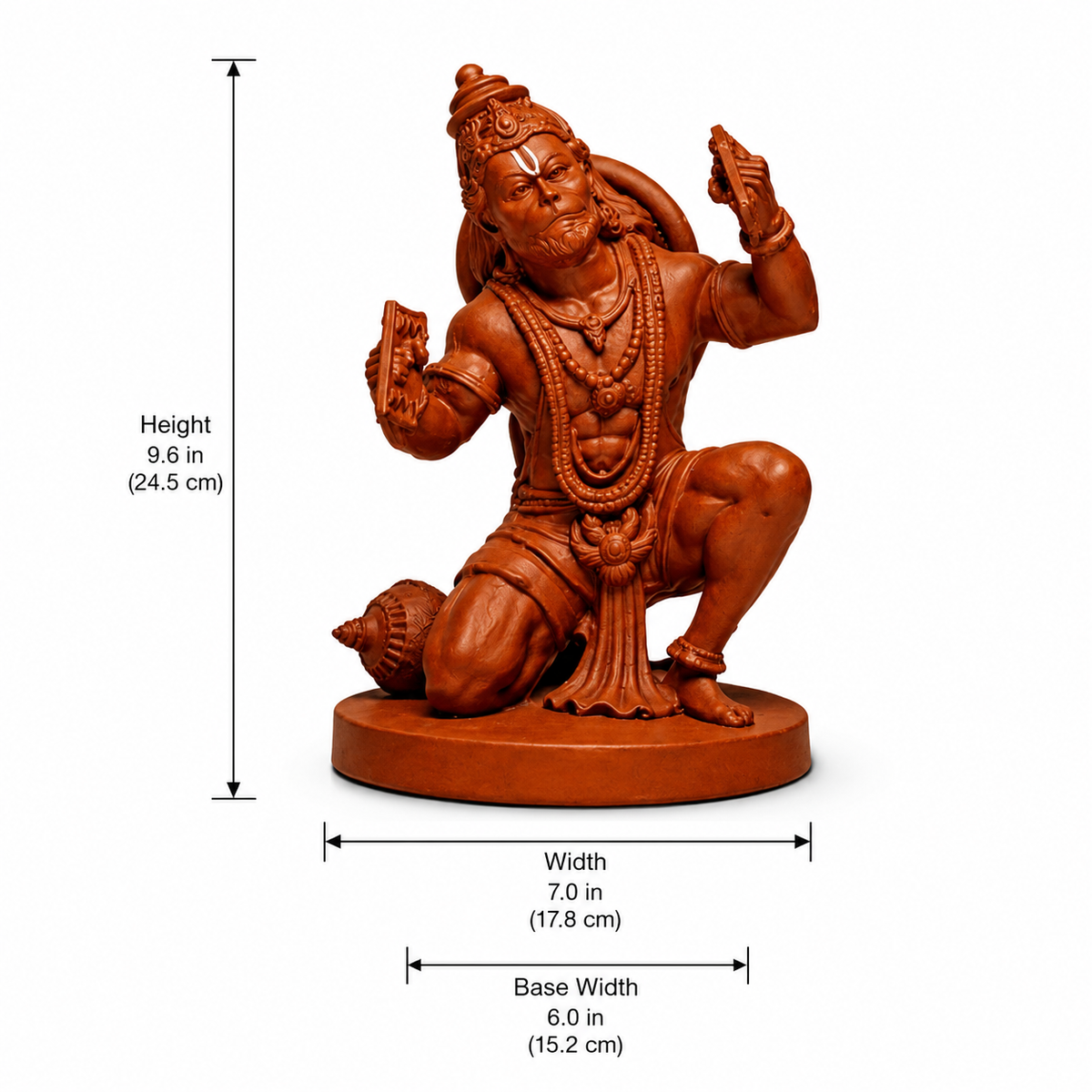 Ram Rasik Hanuman Idol – Sindoor