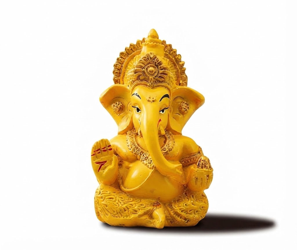 Vighnaharta Ganesh Idol – Golden