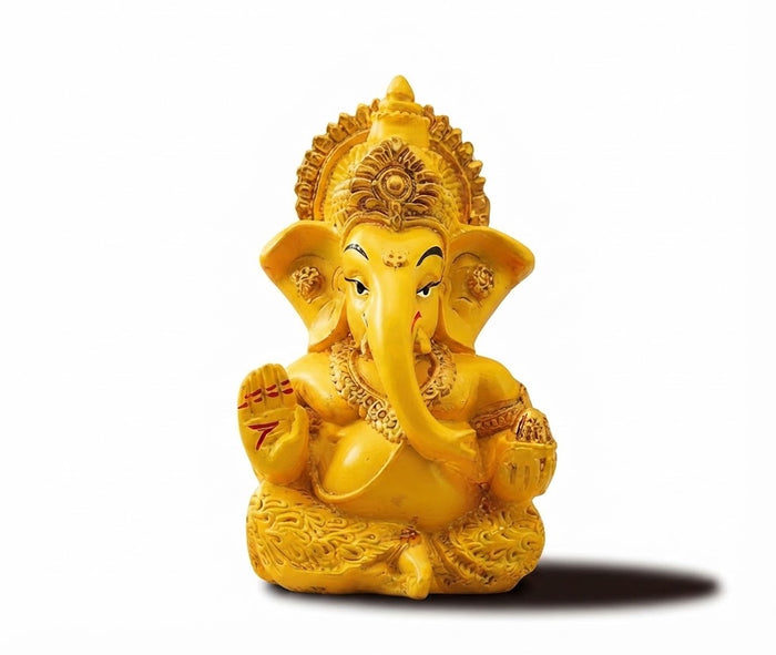 Vighnaharta Ganesh Idol – Golden