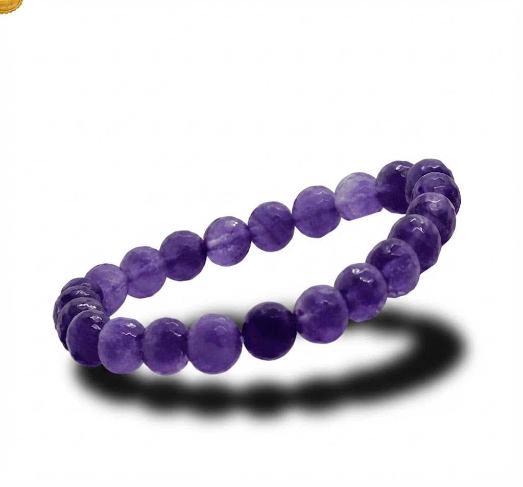 Healing Aura Amethyst Bracelet