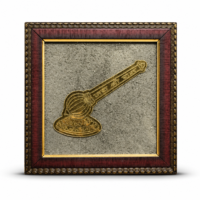 Hanuman Gada Pyrite Frame