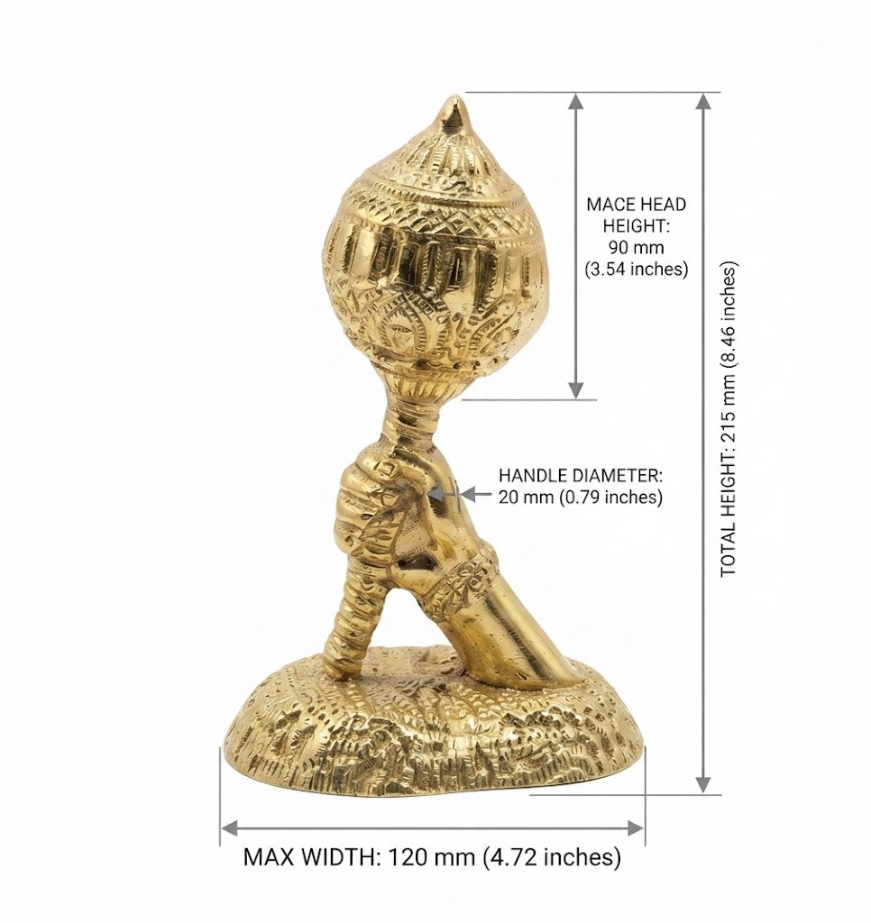 Bajrang Hanuman Gada – Golden